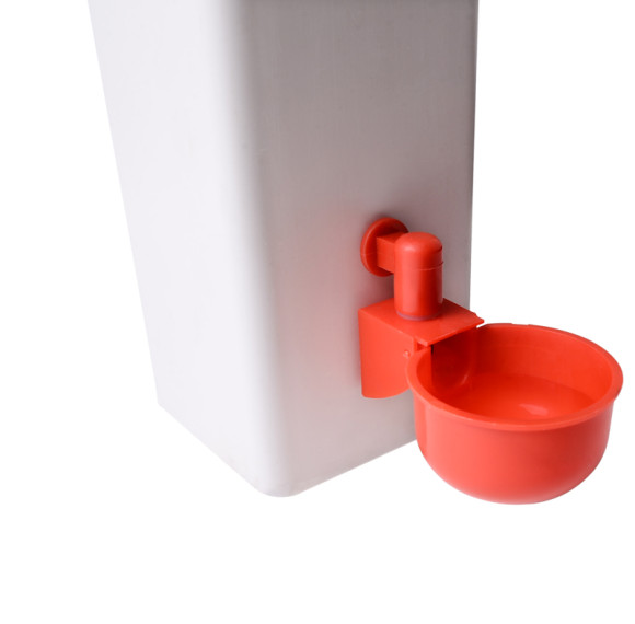 3.6L PVC Automatic Poultry Waterer Drinker For Chicken, Chick Waterer Plastic Poultry Fount, Automatic Chicken Water Single Port