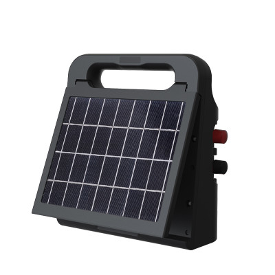 Solar Powered Electric Fence Energizer, 0.25 Joule, Solar Electric Fence Charger