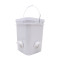 Outdoor Farm Automatic Poultry Feeder, White Poultry Feeder, 20 lbs Capacity, 3-Port Automatic chicken feeder