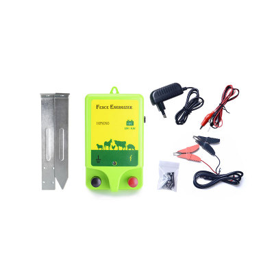 Electric Fence Energizer, 0.5Joules, AC(110V-240V)/DC 12V-Powered Electric Fence Charger,Keep Out Pests and Predators