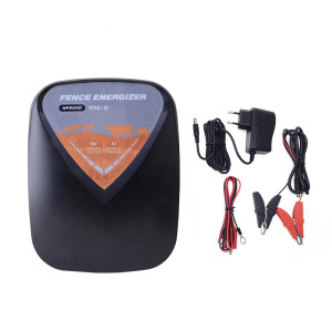 AC/DC Dual Purpose 8 Joule Waterproof Security Portable Electric Fence Energizer Kit Fence Charger