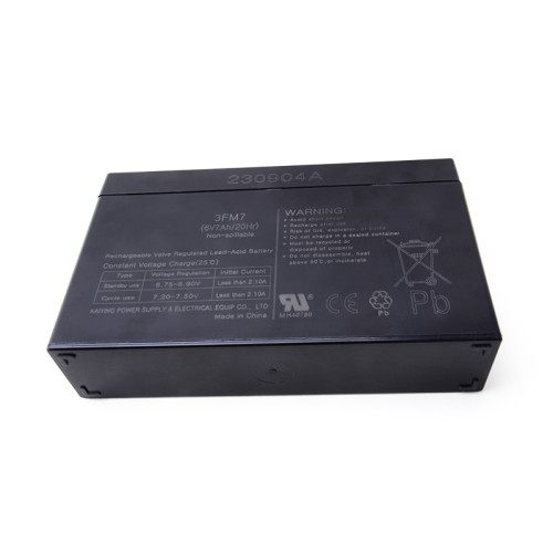 6V7AH Rechargeable Lead Acid Battery for  Solar Electric Fence Energizer,