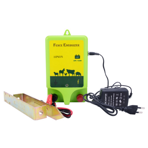 AC-Powered Electric Fence Charger Energizer, 0.25 Joule, 110-240 Volts Energizer, Added Power Reserve, Unbeatable Reliability, Easy Installation