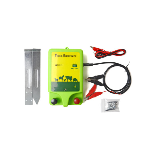 Security Electric Poultry Fence Energizer 0.25 Joule For Cattle, 0.25 Joule, 12 Volt Battery Energizer