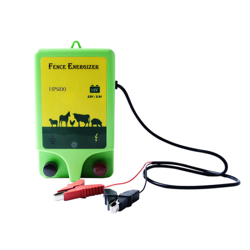 Battery Powered Electric Fence Energizer 1 Joule, 110 Volt Energizer, Unbeatable Reliability, Easy Installation