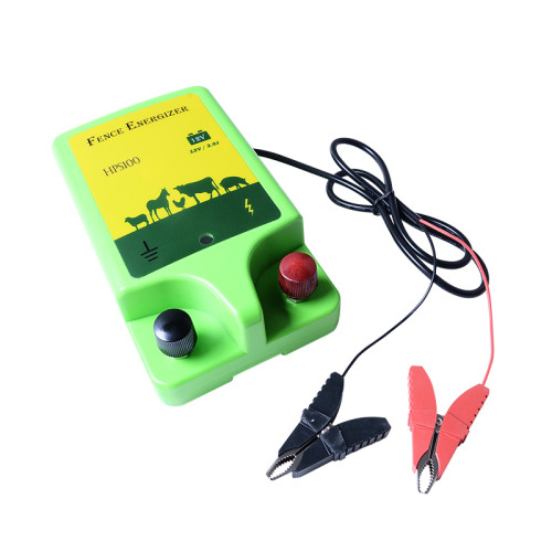 Battery Powered Electric Fence Energizer 1 Joule, 110 Volt Energizer, Unbeatable Reliability, Easy Installation