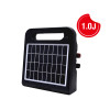 Solar Powered Low Impedance Electric Fence Energizer, Contain Animals and Keep Out Predators,1 Stored Joule - Adaptive Energy Control, for Livestock & Wildlife