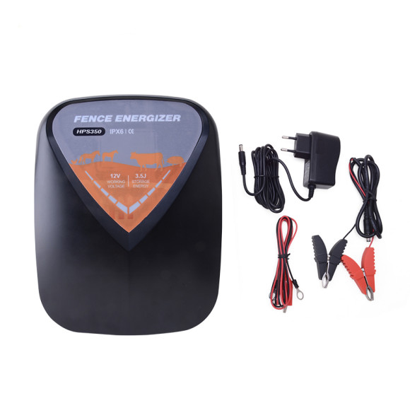 3.5J Livestock Farm Waterproof Uv Resistance Livestock AC Powered Cattle Electric Fence Energizer With Adaptor