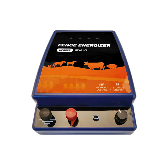 Portable Security Electric Fence Energizer 8Joule For Elephant, Powers Up to 80 KM. Voltage Max 13 KV