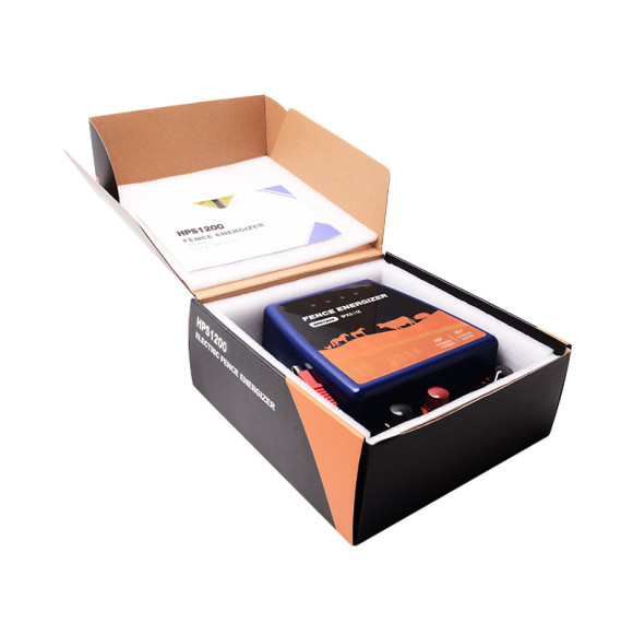 High Voltage Waterproof Portable Security Electric Fence Energizer 12Joule 120KM for Big Wild Animals