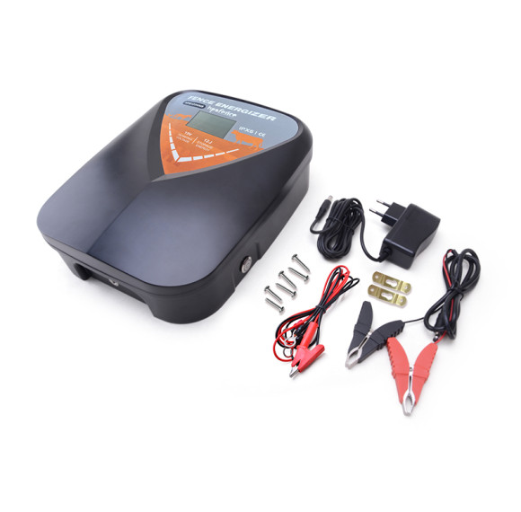 High Voltage 15 V and 110-240V Powered with LCD Display 120km 12J Electric Fence Energizer for Farm