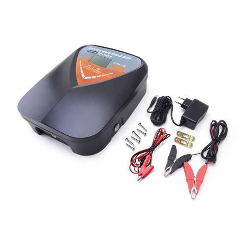 High Voltage 15 V and 110-240V Powered with LCD Display 120km 12J Electric Fence Energizer for Farm