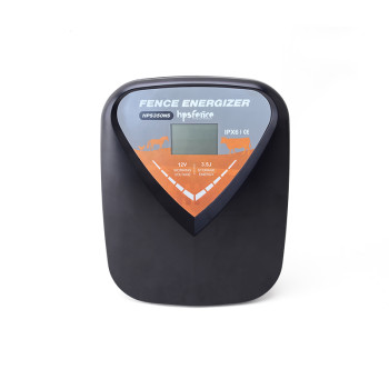 High Voltage 12 V and 110-240V Powered with LCD Display 30km Instore 3.5J Electric Fence Energizer for Poultry