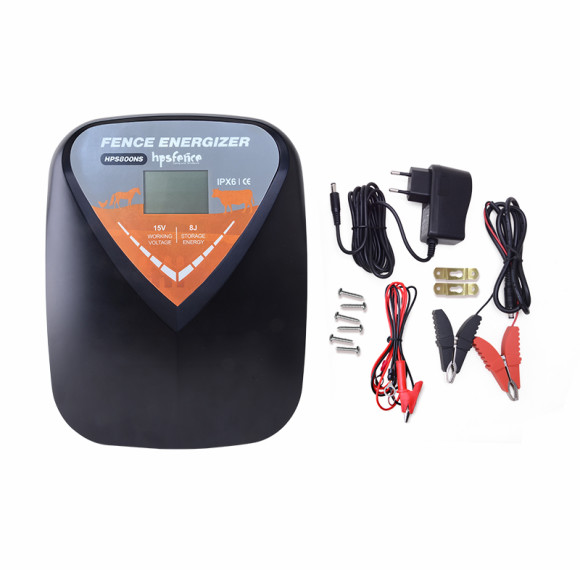 Security Easily Assembled Pasture Elephant AC or DC Powered Electric Fence Energizer for Farm Animals
