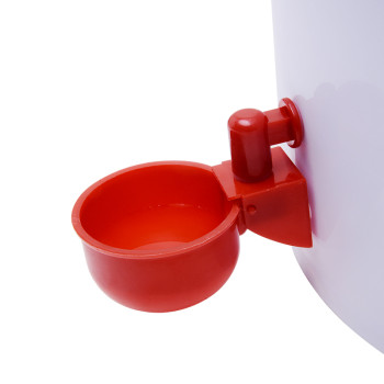 20L Automatic Poultry Waterer Drinker With 4 Water Cups , Automatic Chicken Drinker for Outside or Indoor