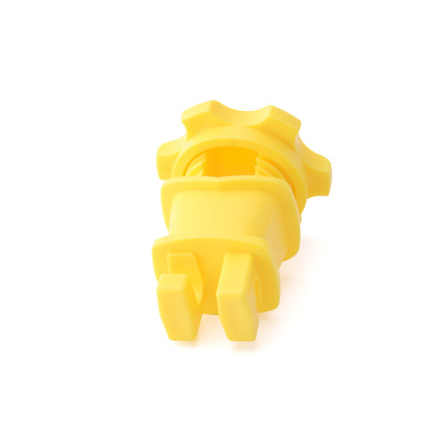 High Quality PE Electric Fence Accessories Rod Post Insulator, Plastic Screw-on Round Post Insulator,Screw Tight Round Post insulator