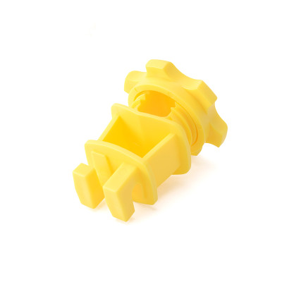 High Quality PE Electric Fence Accessories Rod Post Insulator, Plastic Screw-on Round Post Insulator,Screw Tight Round Post insulator