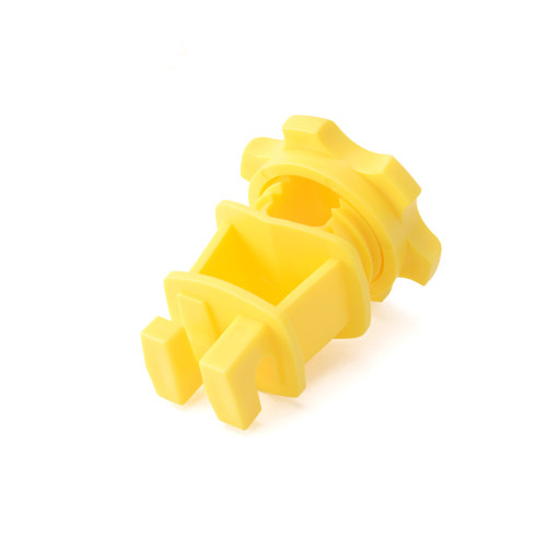 High Quality PE Electric Fence Accessories Rod Post Insulator, Plastic Screw-on Round Post Insulator,Screw Tight Round Post insulator