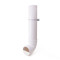 Outdoor Farm Automatic 4L Poultry Feeder, Durable White Color PVC Poultry Feeder, Single Port Poultry Feeder