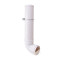Outdoor Farm Automatic 4L Poultry Feeder, Durable White Color PVC Poultry Feeder, Single Port Poultry Feeder