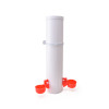 4L PVC Automatic Poultry Waterer Drinker For Chicken, Chick Waterer Plastic Poultry Fount, Automatic Chicken Water Single Port