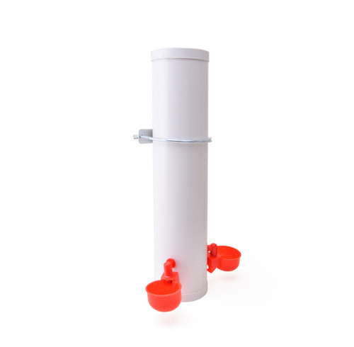 4L PVC Automatic Poultry Waterer Drinker For Chicken, Chick Waterer Plastic Poultry Fount, Automatic Chicken Water Single Port