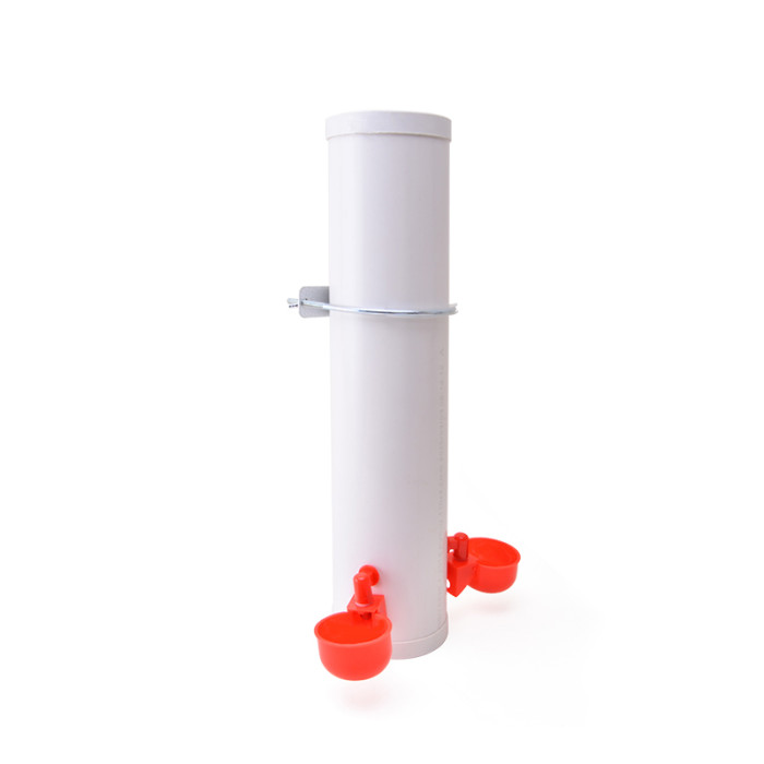 4L PVC Automatic Poultry Waterer Drinker For Chicken, Chick Waterer Plastic Poultry Fount, Automatic Chicken Water Single Port