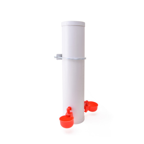 4L PVC Automatic Poultry Waterer Drinker For Chicken, Chick Waterer Plastic Poultry Fount, Automatic Chicken Water Single Port