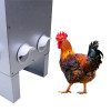 Outdoor Farm Automatic Poultry Feeder, Aluminum Coated Poultry Feeder, 25 L Capacity, 4-Port Automatic chicken feeder