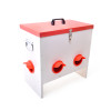 Outdoor Farm Automatic Poultry Feeder, Aluminum Coated Poultry Feeder, 20 L Capacity, 6-Port Automatic chicken feeder