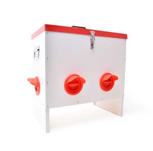 Outdoor Farm Automatic Poultry Feeder, Aluminum Coated Poultry Feeder, 20 L Capacity, 6-Port Automatic chicken feeder