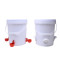 Outdoor Farm Automatic Poultry Feeder, White Poultry Feeder, 20 lbs Capacity, 3-Port Automatic chicken feeder