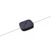 Black Color High Visibility LED Electric Fence Alert Monitor With 30CM Stainless Steel Wire