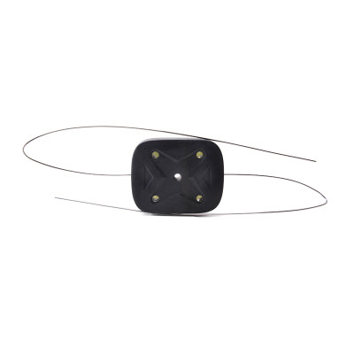 Black Color High Visibility LED Electric Fence Alert Monitor With 30CM Stainless Steel Wire