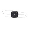 Black Color High Visibility LED Electric Fence Alert Monitor With 30CM Stainless Steel Wire