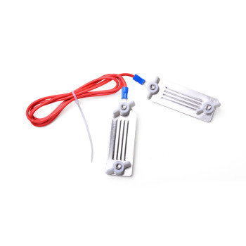 Electric Fence Tape Connector with 2 Pieces Stainless Steel Plates With Red Cable for 40mm Electric Tape Connection