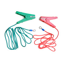 Electric Fence Jumper Leads - Connect Charger & Fencing System, Alligator Clip Wire for Energizer