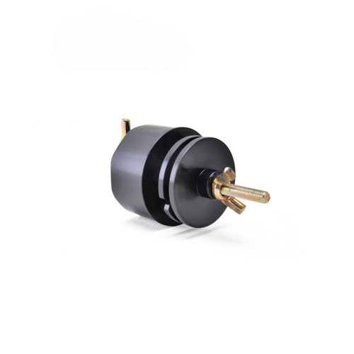 Black Plastic Electric Fence Insulator with Steel Hook, Fence Ring Post Insulator