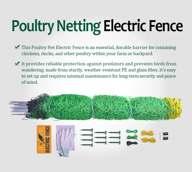hps fence electric poultry netting