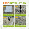 1.15*15M Poultry Netting Kit For Chicken,  Fence Net, Chicken Net Green, Poultry Netting Fencing