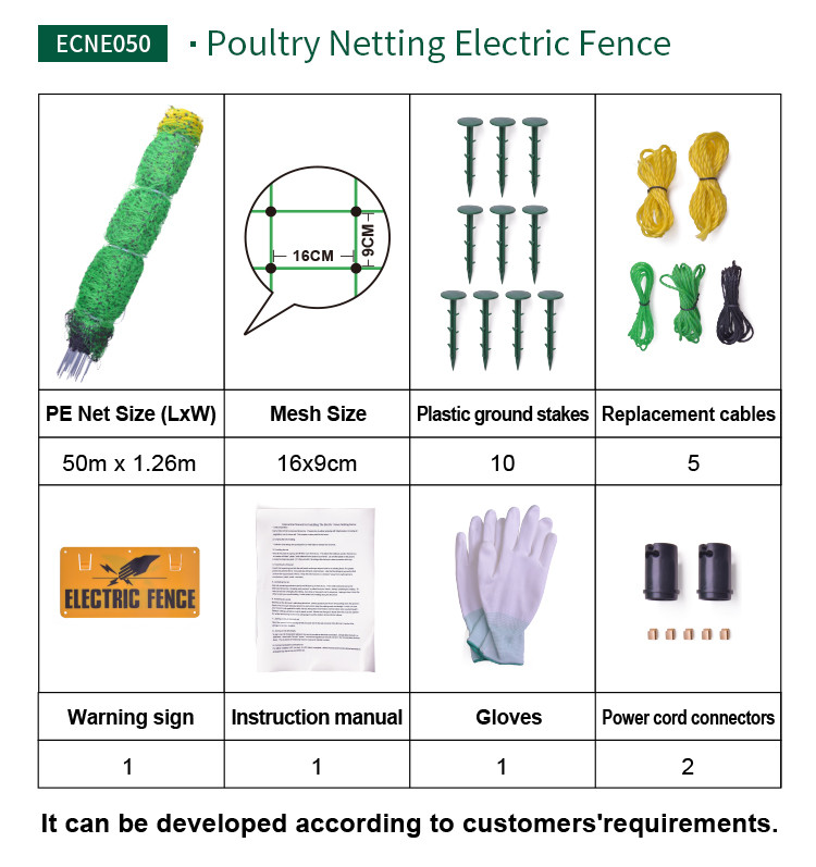 hps fence electric poultry netting