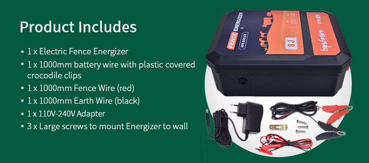 hps fence AC-Powered Electric Fence Energizer