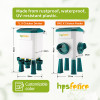 7L+8KG Automatic Poultry Waterer and Feeder Set With 4 Water Cups , Automatic Chicken Drinker for Outside or Indoor