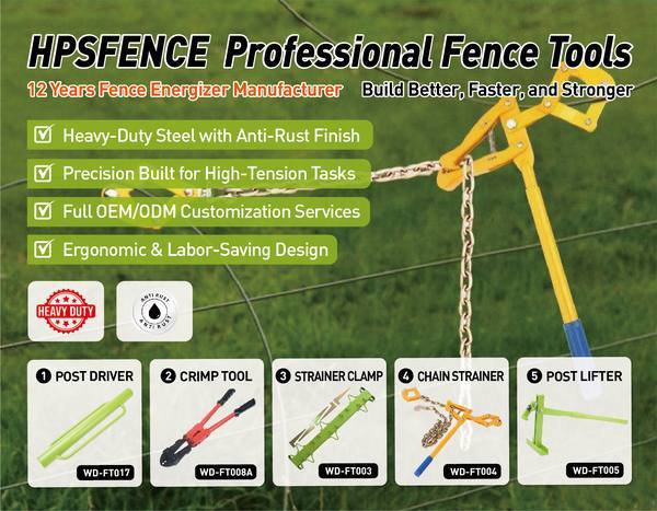 HPS FENCE fence tools advantage tools and accessories for electric fence installation