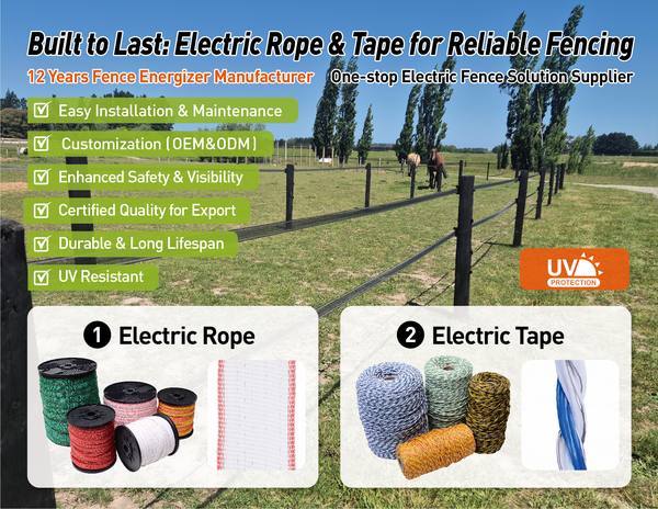 HPS FENCE electric fence wire and polytape advantage quality wires