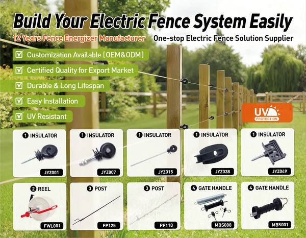 HPS FENCE electric fence insulator advantage quality insulators