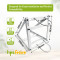 Adjustable Galvanized Steel Solar Panel Support Structure for Electric Fence Systems-Easily Assembled Waterproof Farm Fencing