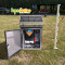 6J Electric Fence Energizer 60km Dual Power 12V Battery and 110 to 240V AC High Voltage with LCD Display