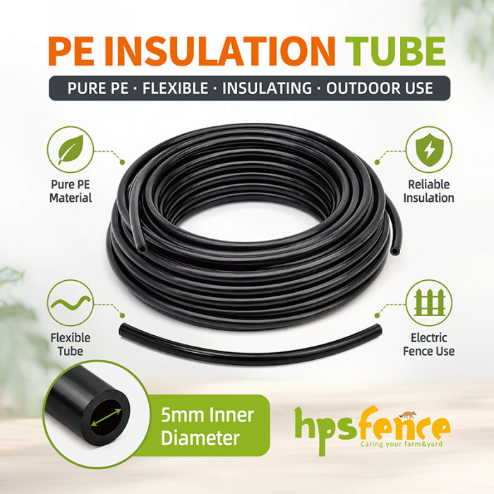 PE Electric Fence Insulation Tube