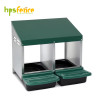 2-Hole Automatic Chicken Nesting Box with Roll Away Egg Tray for Poultry Farm